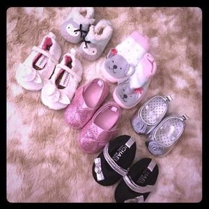 Baby girl shoe collection