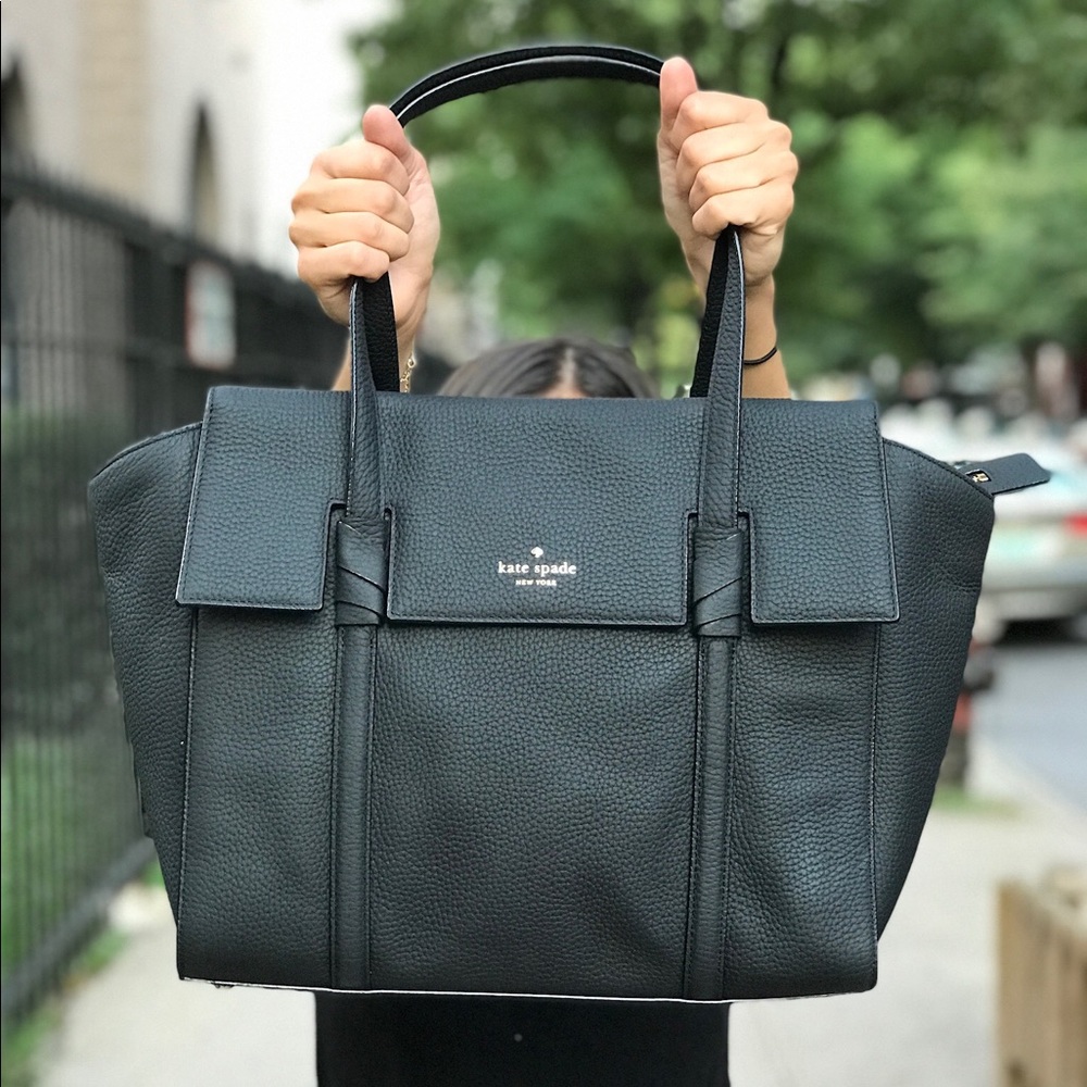 NWT Black Kate Spade Daniels Drive Abigail satchel