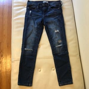 Banana republic skinny distressed jeans