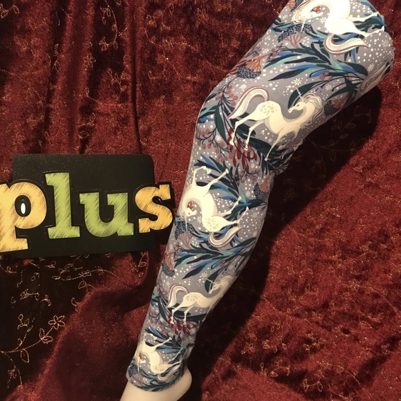 Plus size Light Purple Unicorn Leggings - Picture 1 of 1