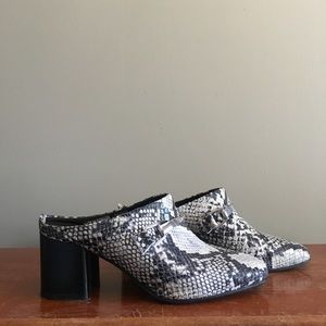 ASOS Snake Print Mules