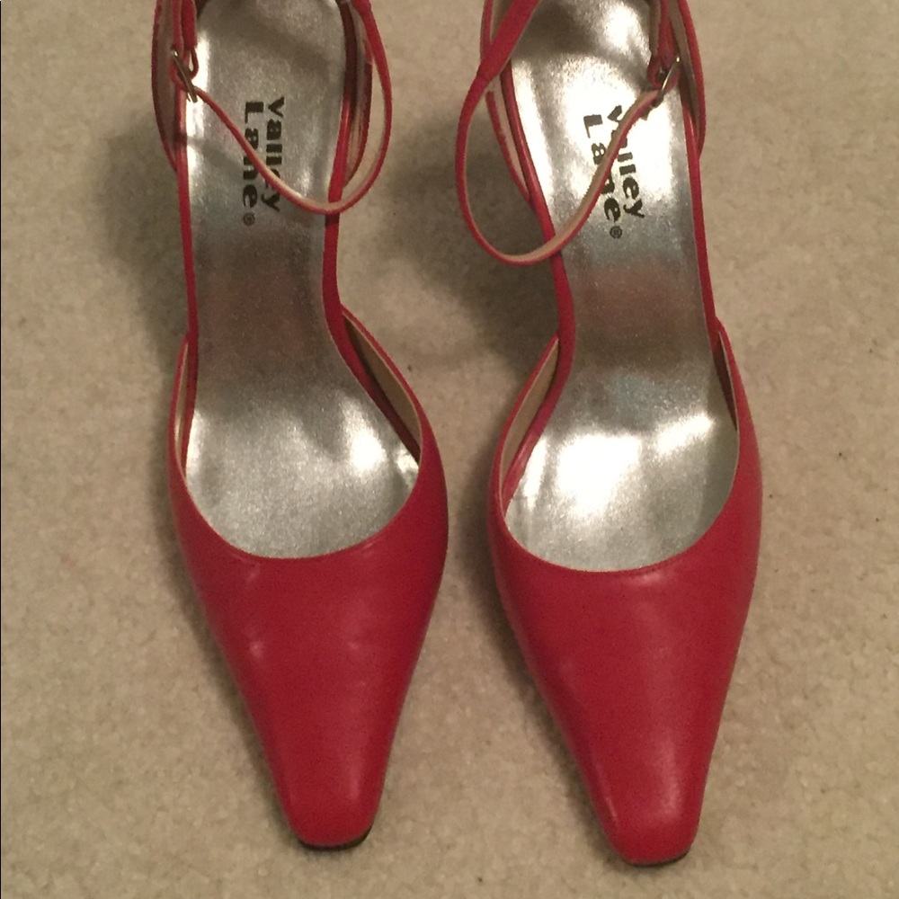 Leather Red heels
