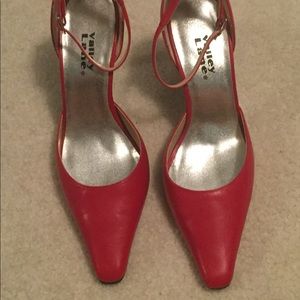 Leather Red heels