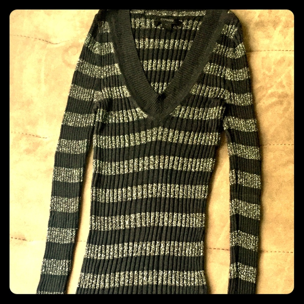 Express striped sweater