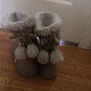 Justice Pom Pom Boots