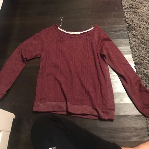 Dark red long sleeve shirt - Picture 1 of 4