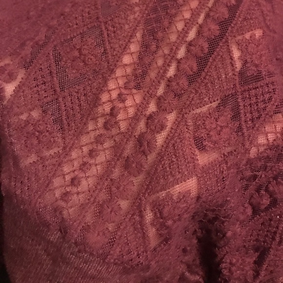 Dark red long sleeve shirt - Picture 2 of 4