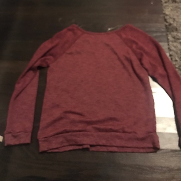 Dark red long sleeve shirt - Picture 3 of 4
