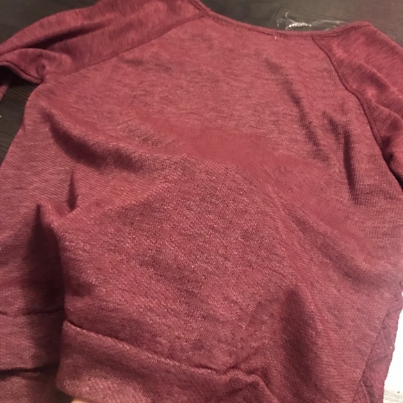 Dark red long sleeve shirt - Picture 4 of 4