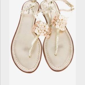 Kate spade Hedy gold sandal- size 9.5