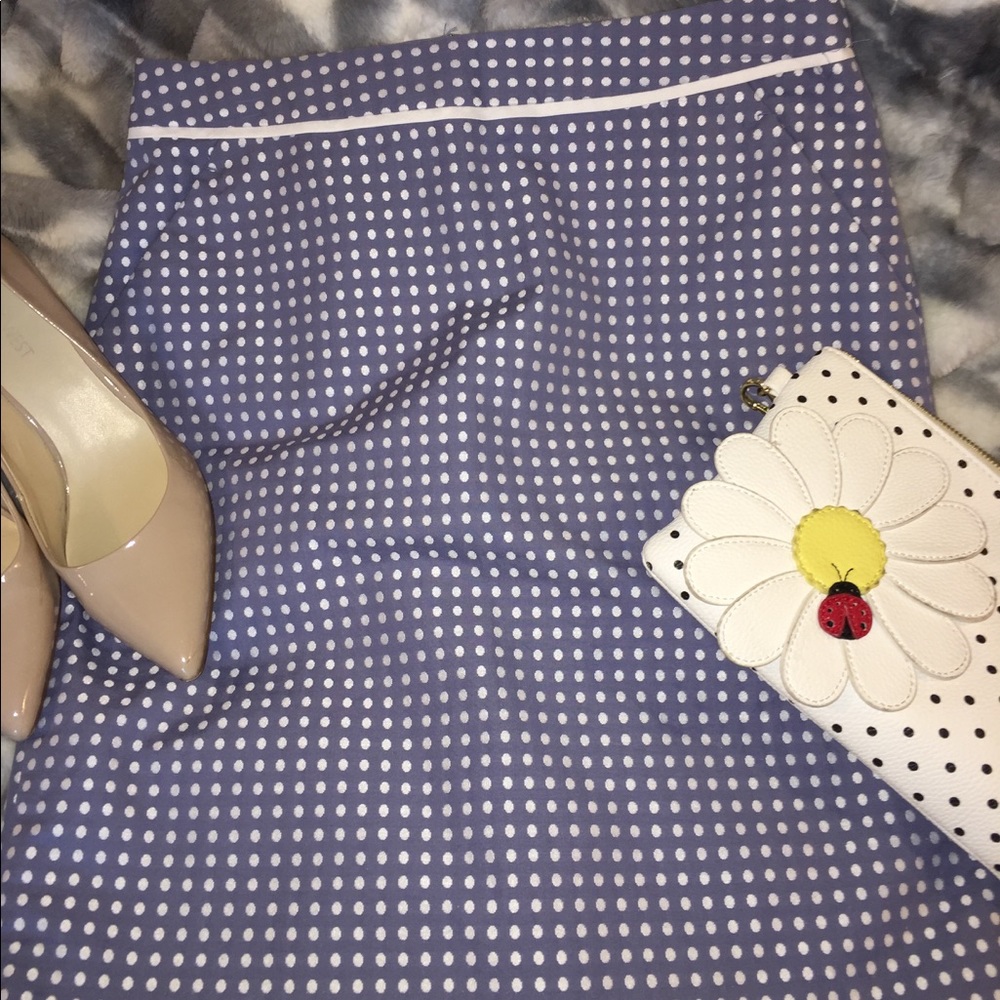 The Limited Blue and White Pencil Skirt; 4P