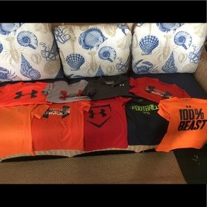 Boys Med Under Armour Shirts