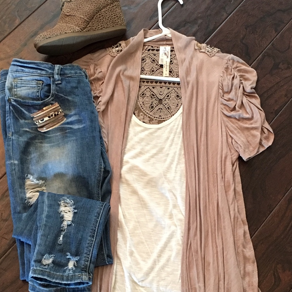Taupe shirt
