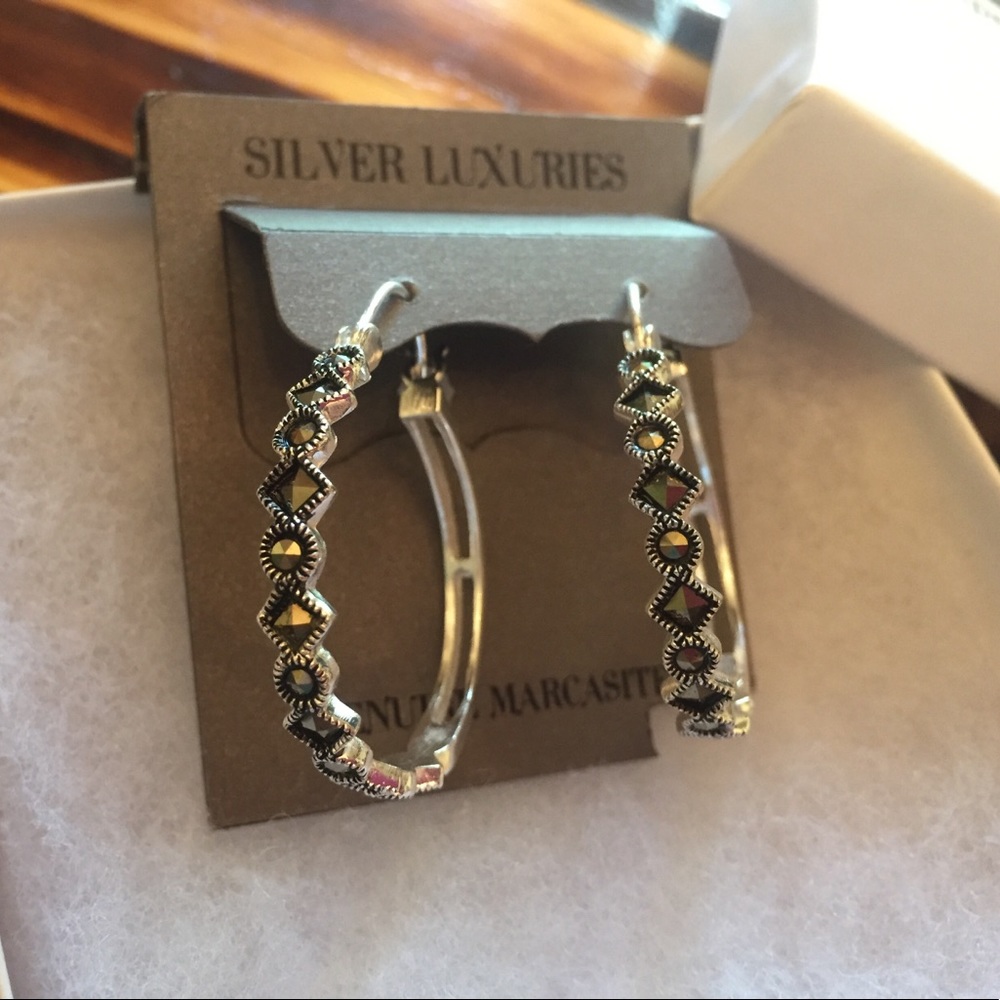 Silver Hoop Earrings