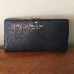 Kate Spade Black Leather Wallet