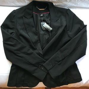 WHBM Women’s Black 2 Button Blazer Size 14