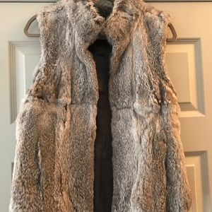 MICHAEL Michael Kors Geniune Rabbit Fur Vest