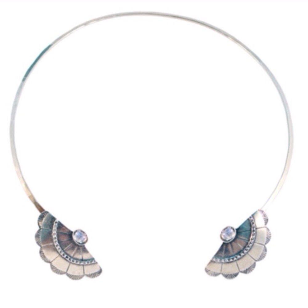 The 2Bandits Concho Wing Open Collar Necklace