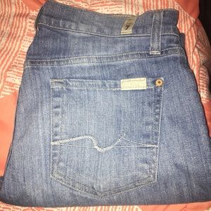 7 for all mankind jeans "Cropped Roxanne"