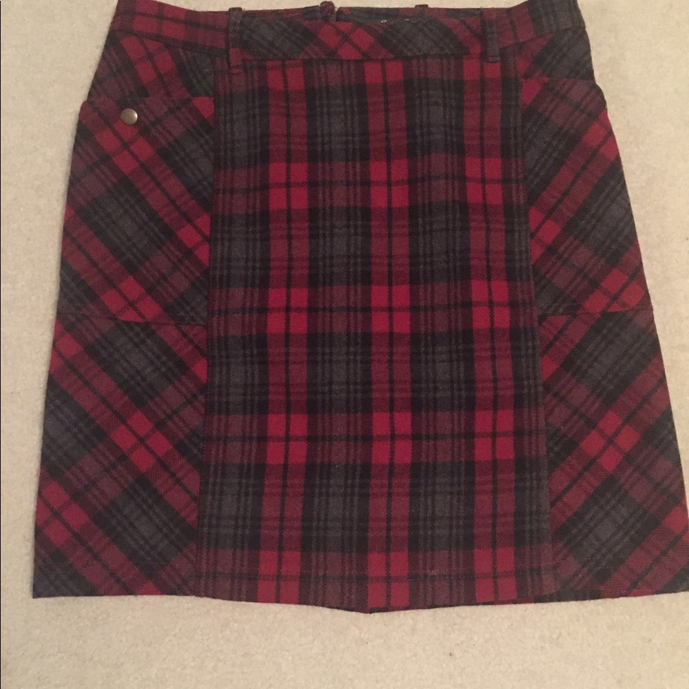 Eddie Bauer plaid skirt