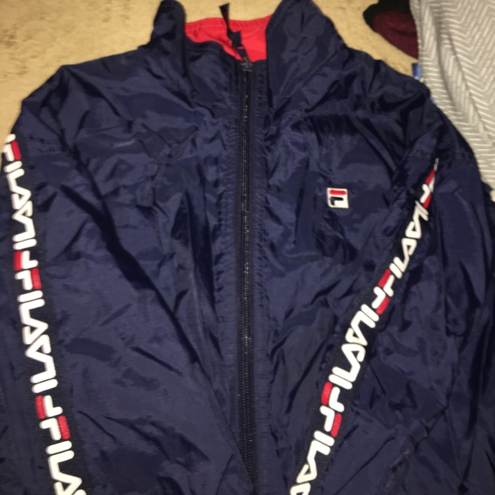 FILA Deep Blue Windbreaker