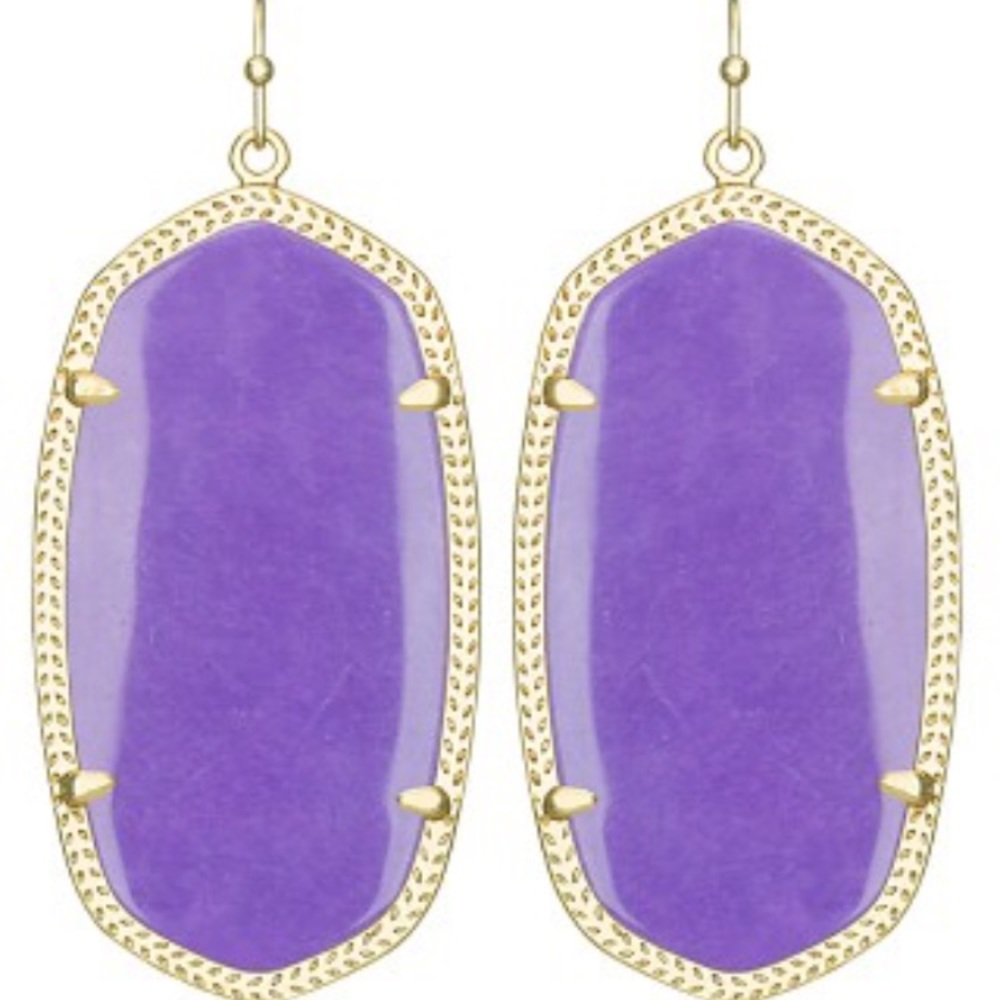 Kendra Scott Danielle Neon Purple (discontinued)