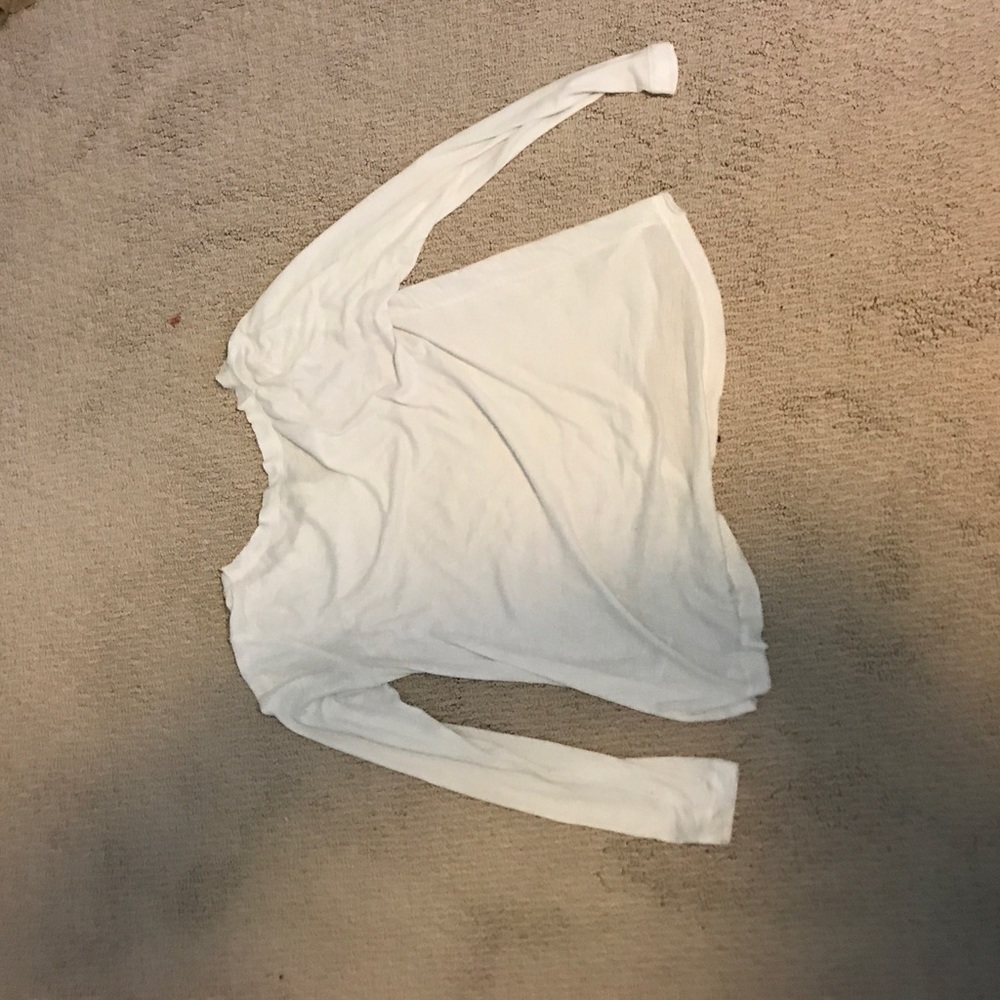 White RVCA long sleeve