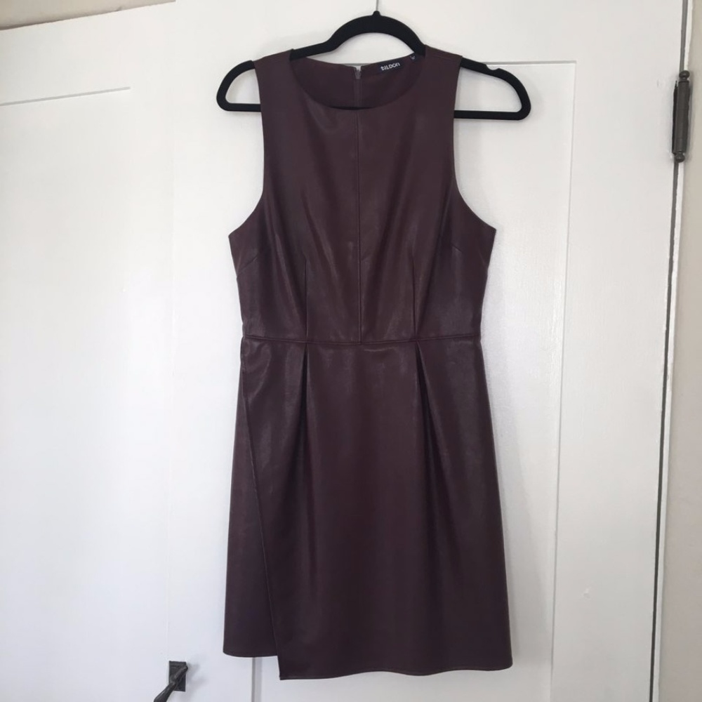Tildon Faux Leather Dress