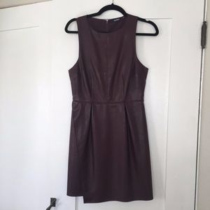 Tildon Faux Leather Dress