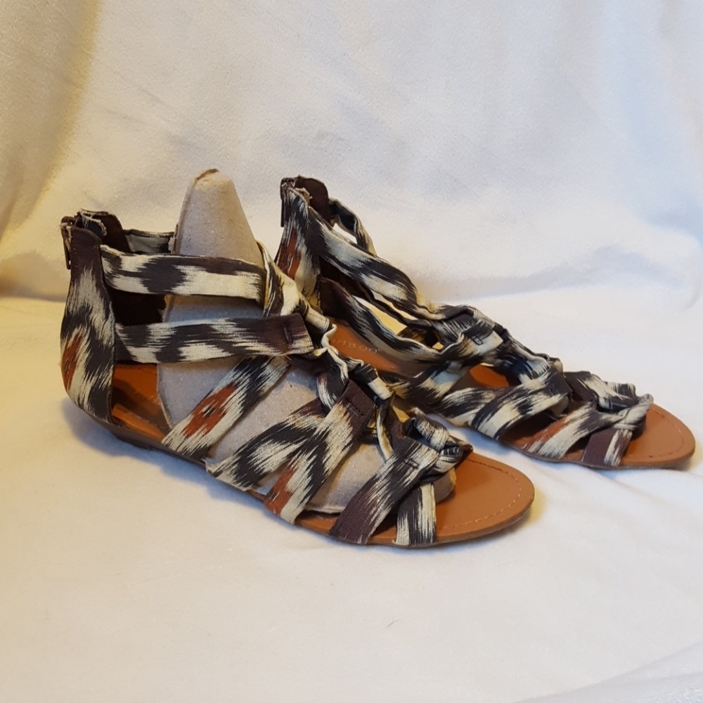 BAMBOO gladiator sandals