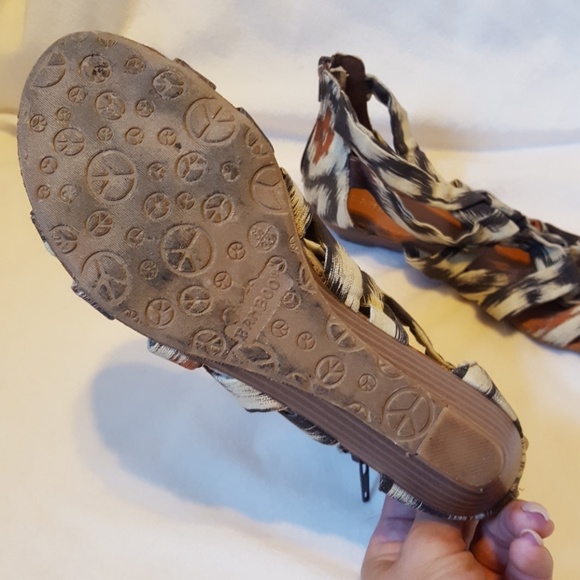 BAMBOO gladiator sandals - Picture 2 of 4