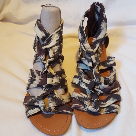 BAMBOO gladiator sandals - Picture 4 of 4