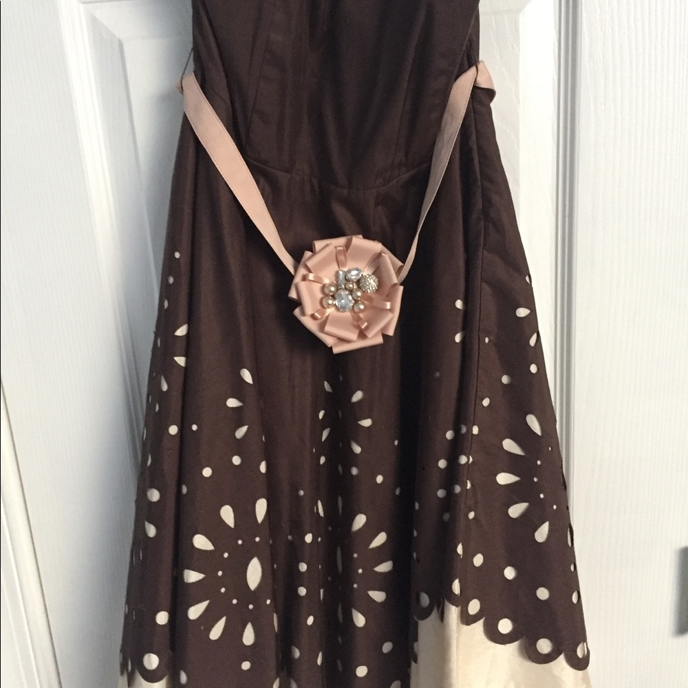 Homecoming tea-length dress by Ryu.