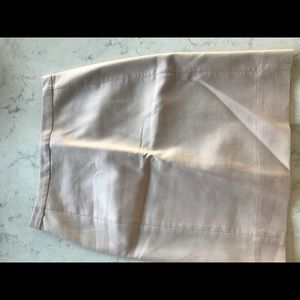 J crew pencil skirt in cream (00P)