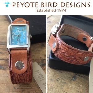Peyote Bird Tooled Leather Watch - NWT Peyote Bird Tooled Leather Watch - NWT
