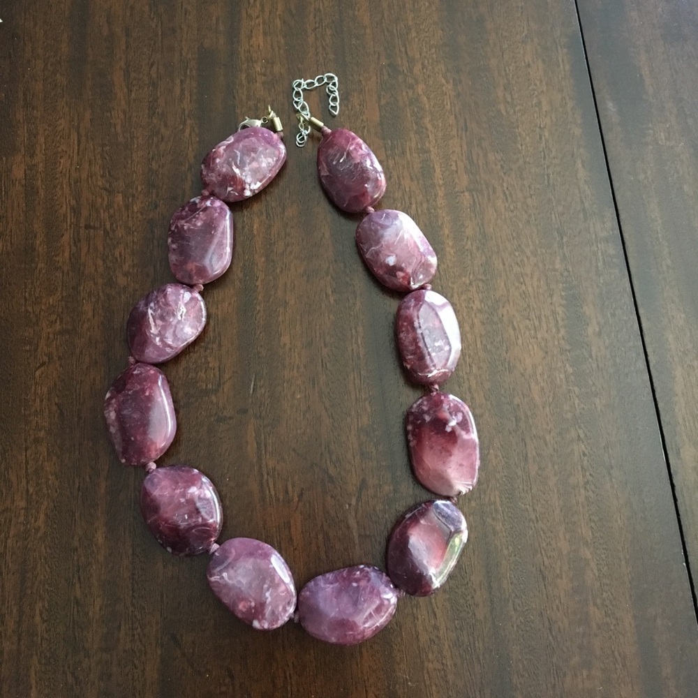 Purple necklace