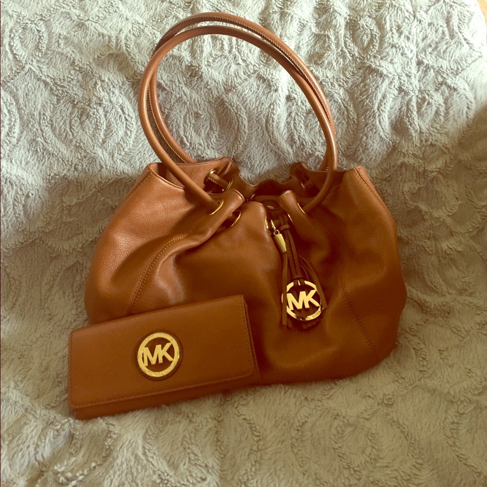 Michael Kors purse and wallet