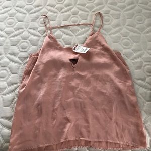 Silk tank top