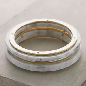 NWT Anthropologie Lucite Bangles Set of 2 NWT Anthropologie Lucite Bangles Set of 2