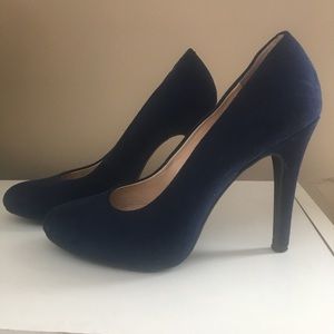 Jessica Simpson Navy Suede Pumps Size 6