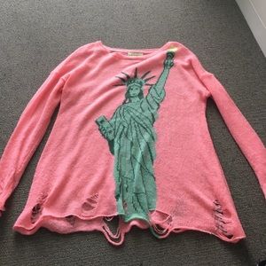 Wildfox oversized sweater