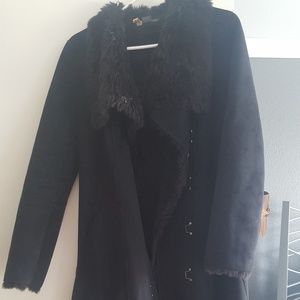 Black Armani Exchange Trench