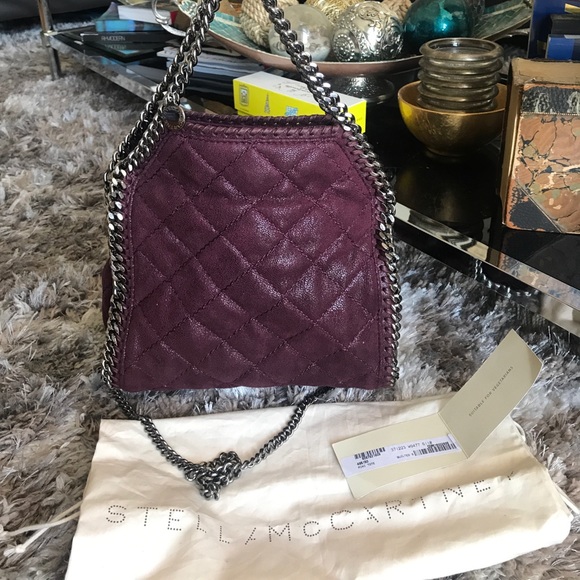 Stella McCartney Plum Falabella Mini Tote - Picture 1 of 5