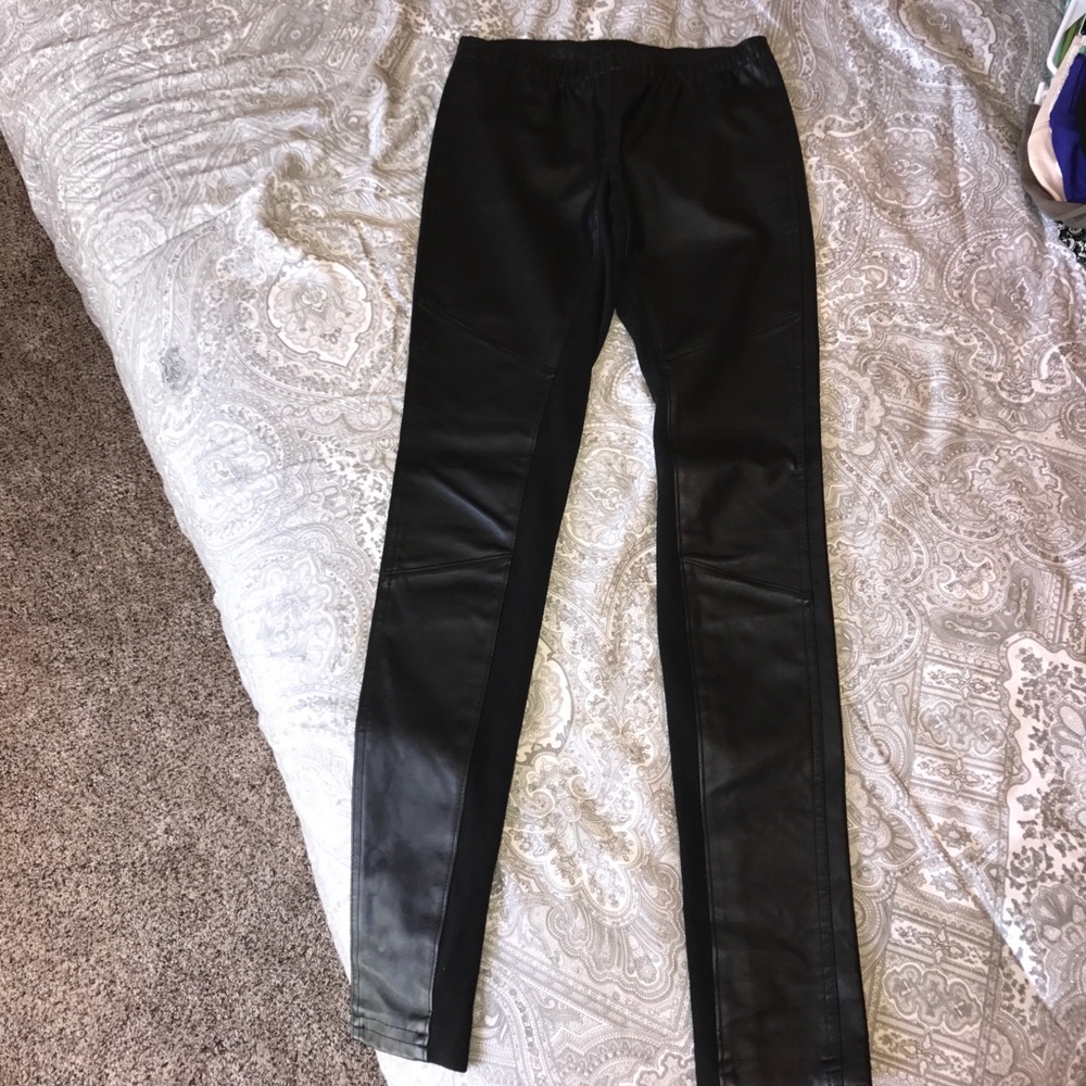 Pleather leggings