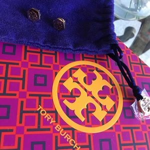 Tory Burch Rose Gold Color Earrings 🌹