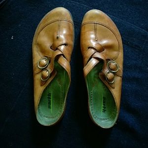 Kalso Earth Shoes brown mules womens 7.5