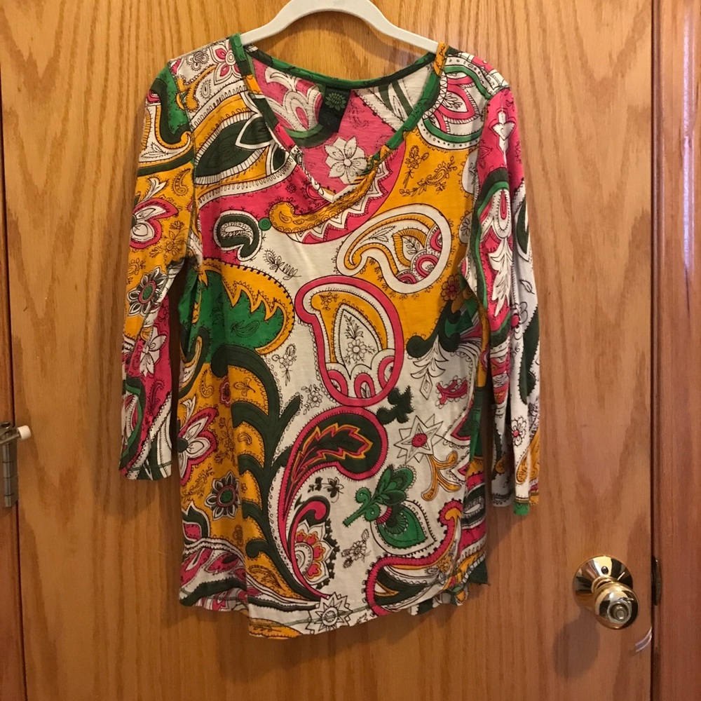 Lucky brand patterned top