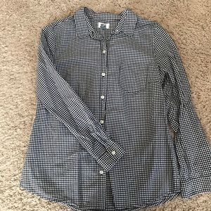 Old Navy women's gingham button up