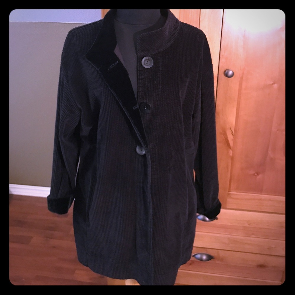 J Jill petite button up corduroy jacket