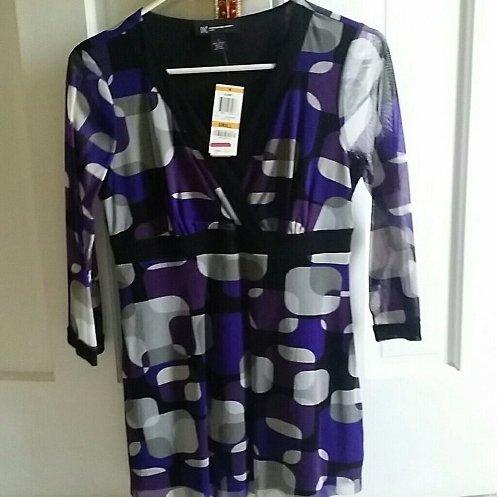 BNWT INC 3/4 sleeve tunic top